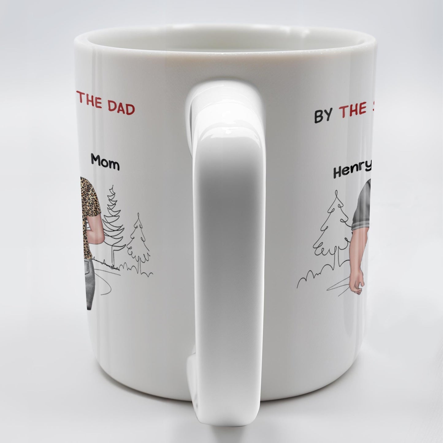 To My Son So Amazed By The Son, The Man, The Dad You Are, People And Trees - Personalized Custom Coffee Mug - SON046_MG