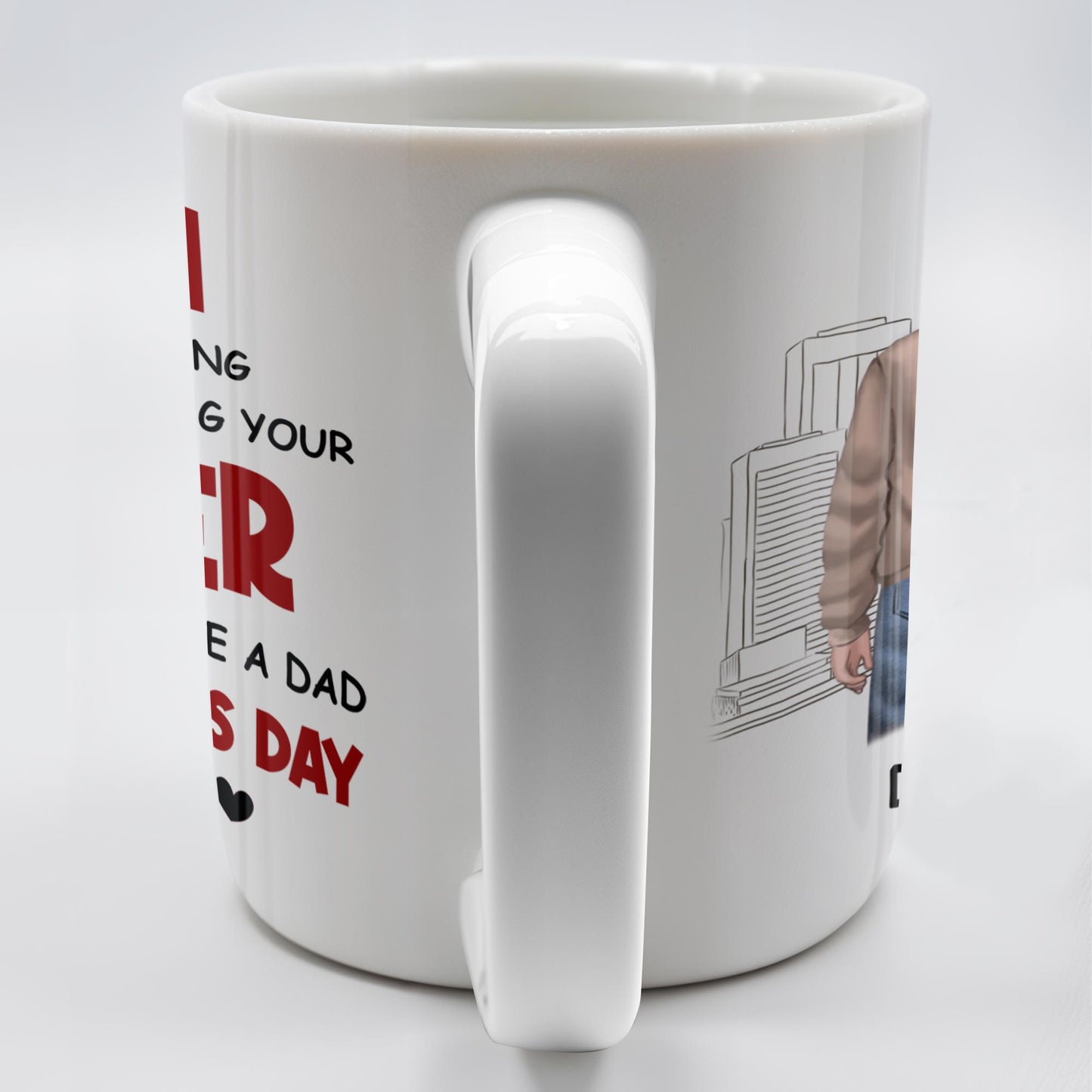 To My Son, Watching You Be A Dad - Personalized Custom Coffee Mug - SON053_MG