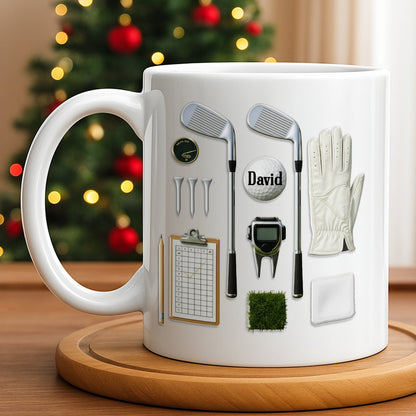 Personalize Your Golf Passion With Custom Accessories - Personalized Custom Coffee Mug - SPORT068_MG