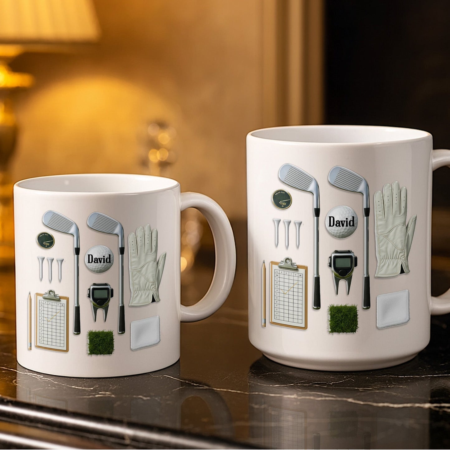 Personalize Your Golf Passion With Custom Accessories - Personalized Custom Coffee Mug - SPORT068_MG