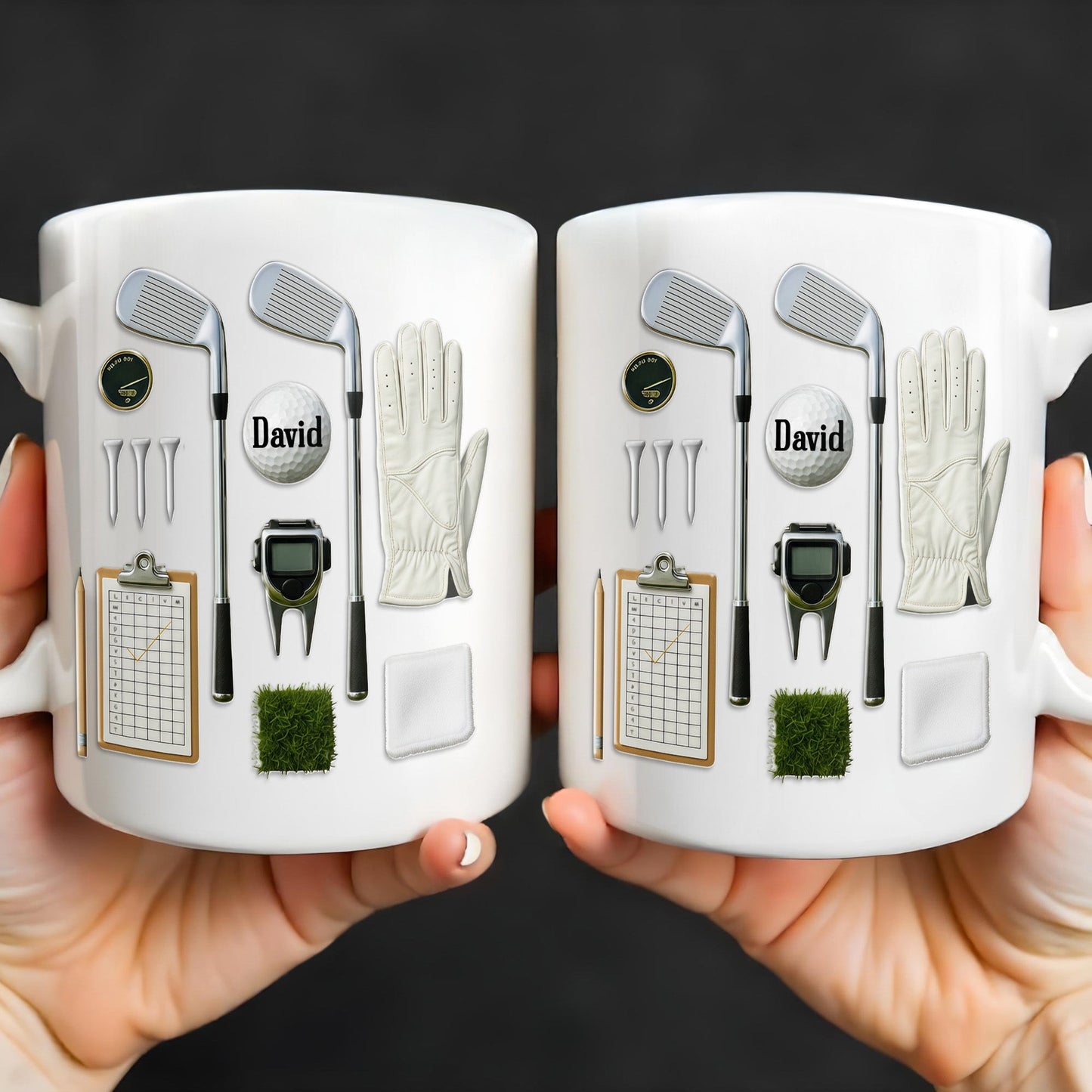 Personalize Your Golf Passion With Custom Accessories - Personalized Custom Coffee Mug - SPORT068_MG