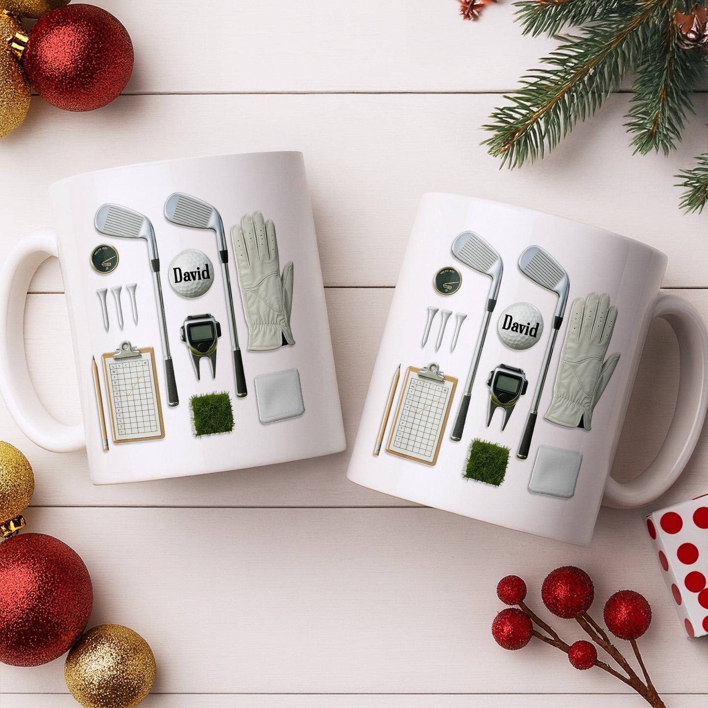 Personalize Your Golf Passion With Custom Accessories - Personalized Custom Coffee Mug - SPORT068_MG