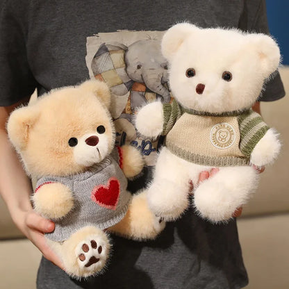 Heart Sweater Teddy Bear Plush