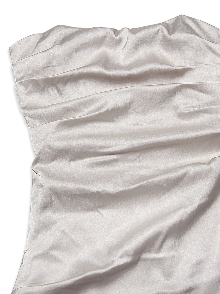 Satin Tube Dress