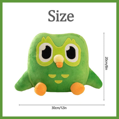 Charming Green Owl Plush Toy