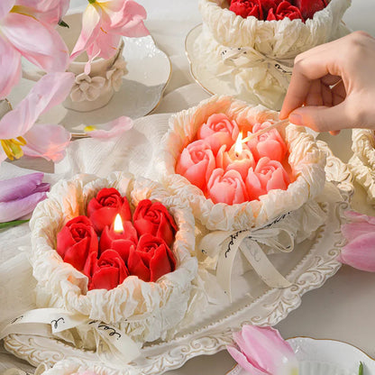 Mother's Day Scented Flower Candle Gift Box