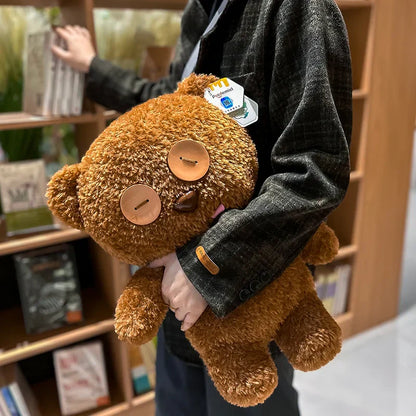 Cute Duck Plush Teddy Keychain and Mini Pillow