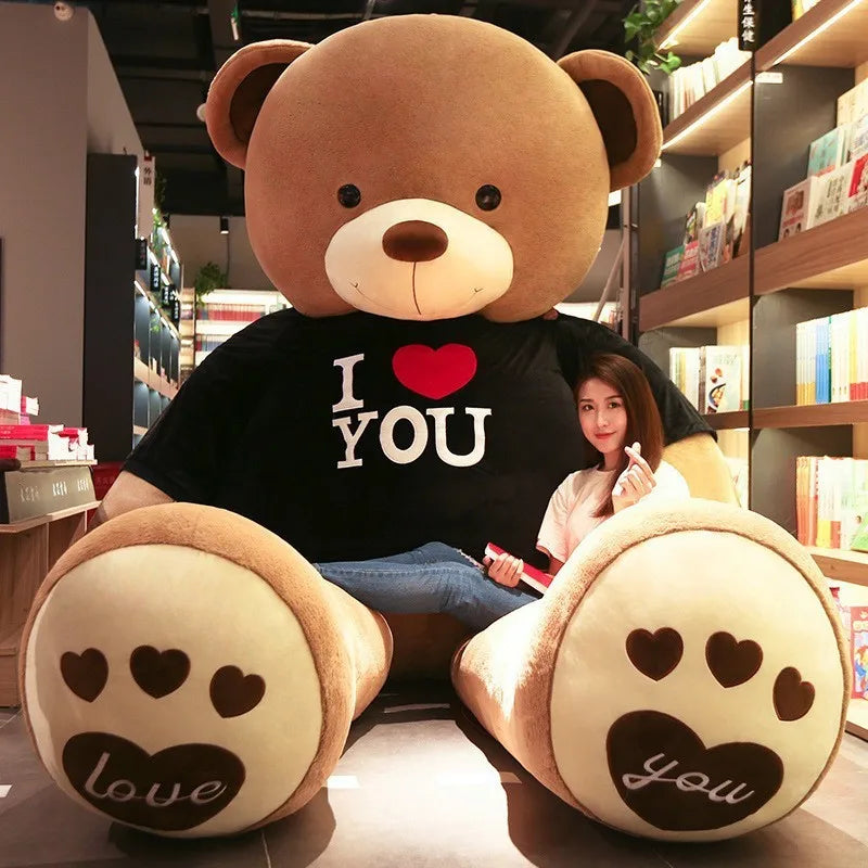Giant 100cm Plush Teddy Bear - Soft Stuffed Animal for All Occasions