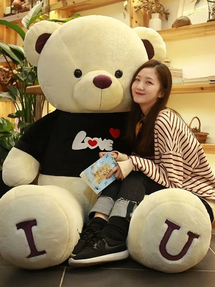 Giant 100cm Plush Teddy Bear - Soft Stuffed Animal for All Occasions