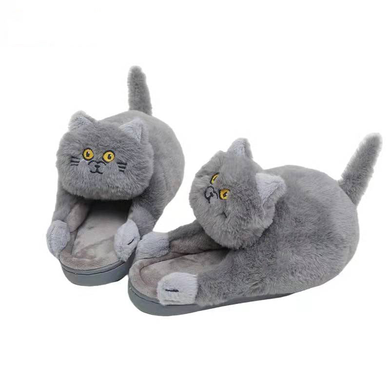 Cuddly Kitty Cat Slippers