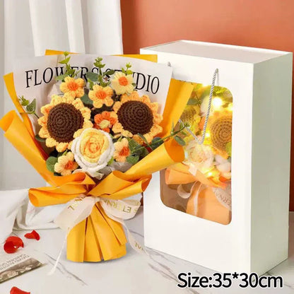 Handcrafted Crochet Rose Bouquet
