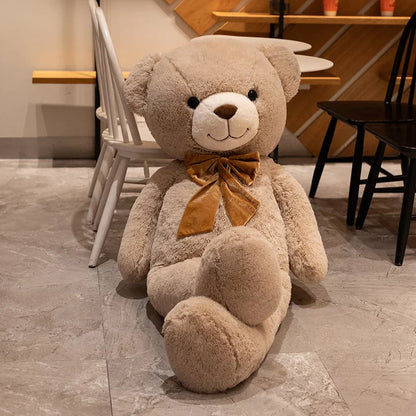 Giant American Bear Plush Toy Soft Stuffed Animal for Kids and Adults