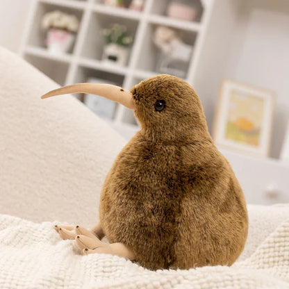 Kiwi Bird Plush Toy Soft Stuffed Animal Pillow for Home Decor