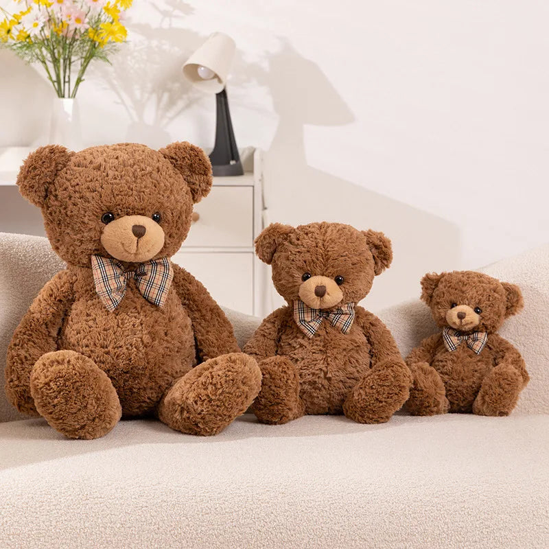 Classic Teddy Bear Plush with Bow 40-80cm