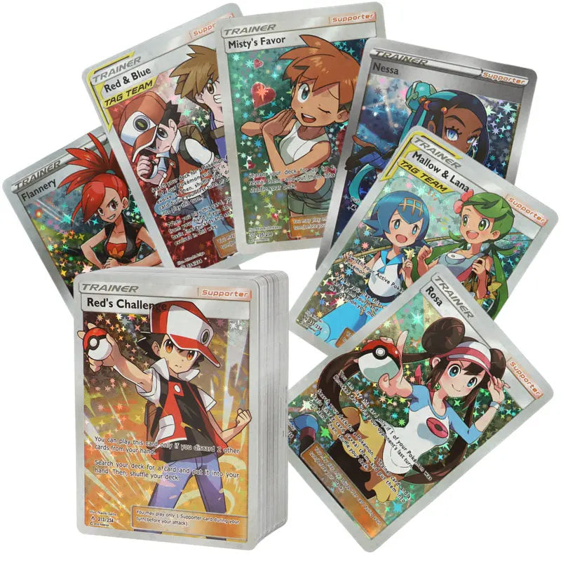 60/100Pcs Pokemon Cards
