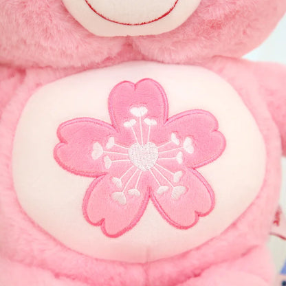 Pink Sakura Teddy Bear Plush Soft Stuffed Doll