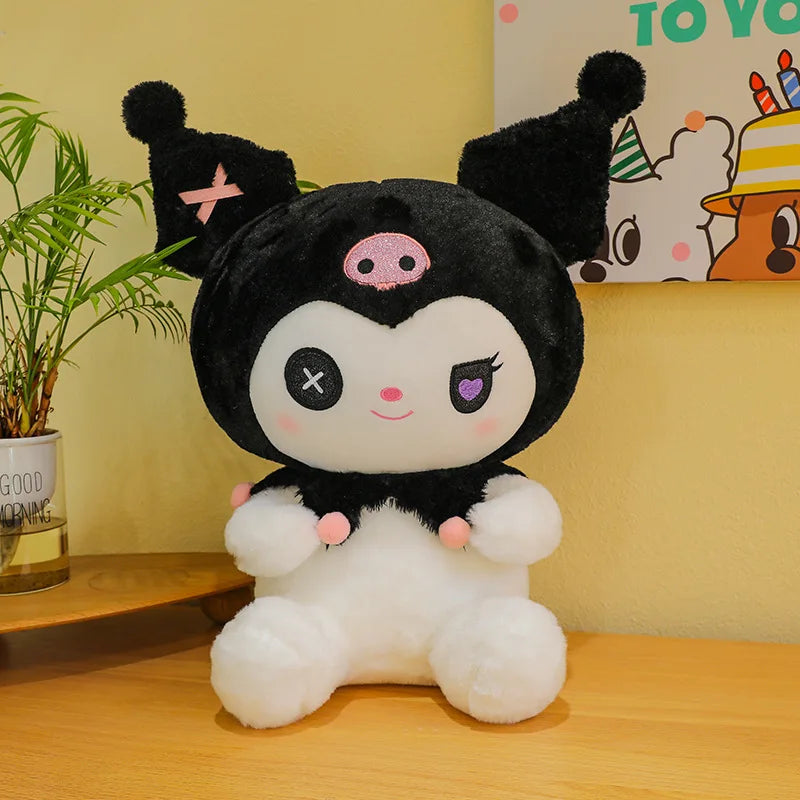 Cute Kuromi Plush Doll - Adorable Dark Devil Toy for Kids' Gifts