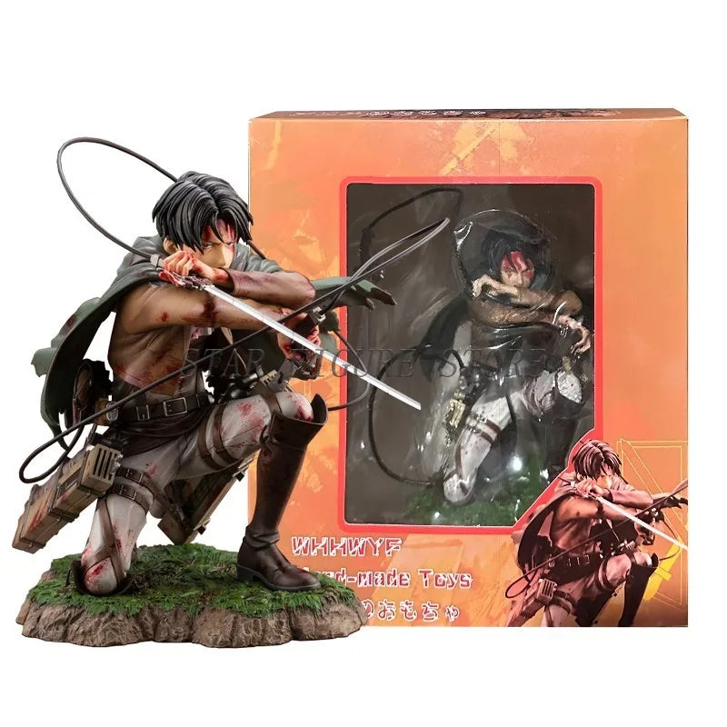 Attack On Titan Action Figure Levi Ackerman Figurine