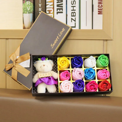 Rose Petal Scented Soap Gift Set