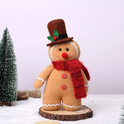 Kawaii Gingerbread Plush Toy - Adorable Christmas Ornament for All!