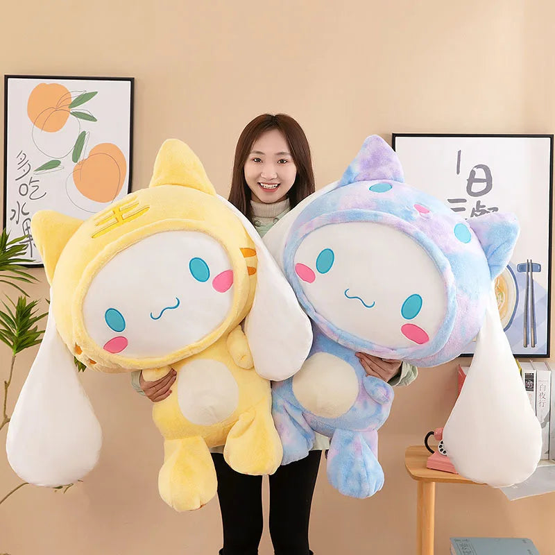 Big Size Tiger Cinnamoroll Plush Toy - Cozy Pillow for Kids' Dreams