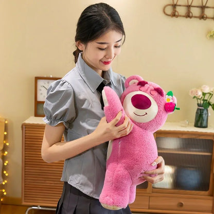 Cartoon Disney Strawberry Bear Plush Doll - Cute Sleep Pillow Toy for Kids