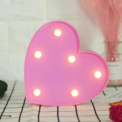 Romantic Heart LED Night Light for Valentine's Day Gift