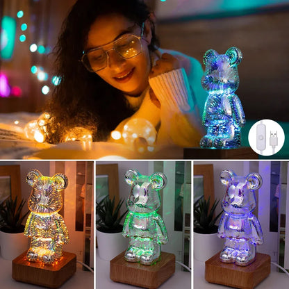 Bear Fireworks Light