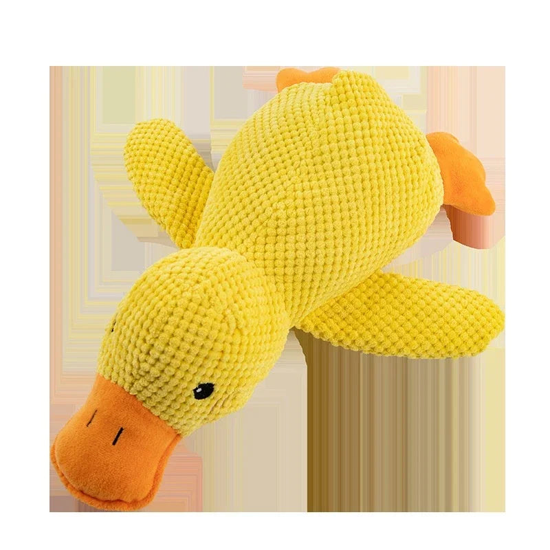 Plush Duck Toy: Bite-Resistant, Soothing Sounds for Happy Playtime!