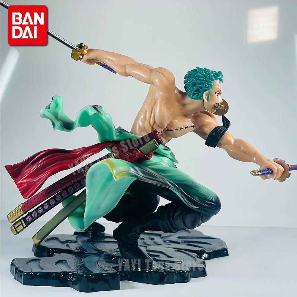 Roronoa Zoro Three-blade Sa-maximum Manga Anime Statue Action Figure