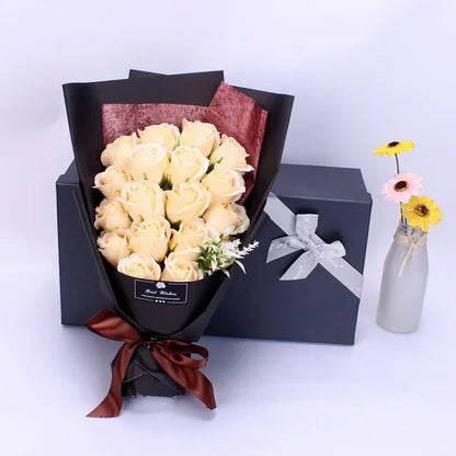 18 Soap Rose Bouquet Gift Box for Valentine and Birthday
