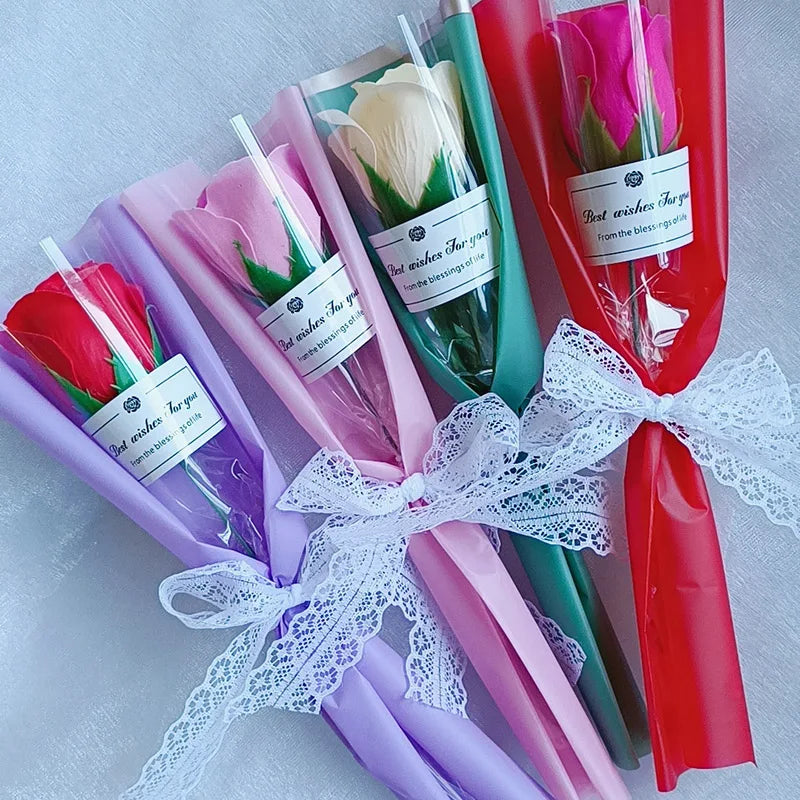 Artificial Soap Rose and Carnation Flowers for Wedding, Home, and Special Occasion Decoration