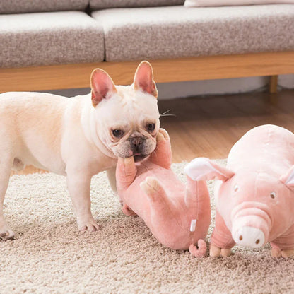 Cute Plush Pig Chew Toy for Dogs