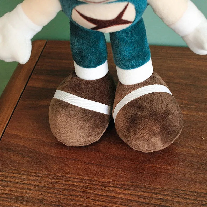 Super Sonic Plush Toy - 40CM Hedgehog Doll for Kids' Birthday Gift