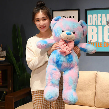 Giant Plush American Bear - Soft, Colorful Stuffed Toy for Kids & Lovers