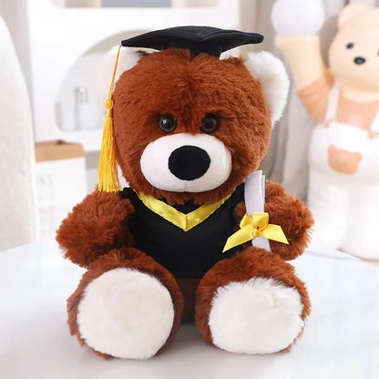 Graduate Plush Dolls: Adorable Capybara, Owl & Bear Stuffed Toys