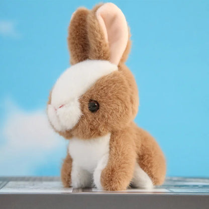 Ultrasoft Plush Bunny Rabbit Toy - Adorable Handbag Pendant for Kids
