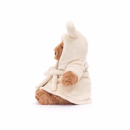 Bartholomew Eggplant Plush Bear - Soft Comfort Toy for Kids and Babies