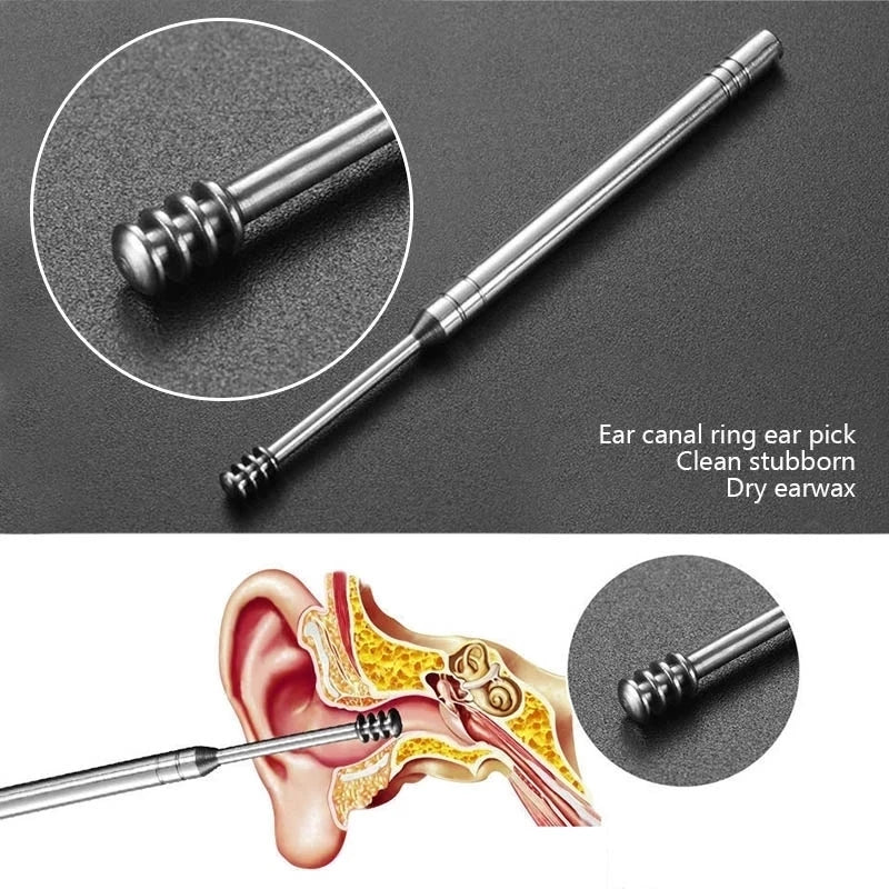 Spring Earwax Cleaner Tool Set