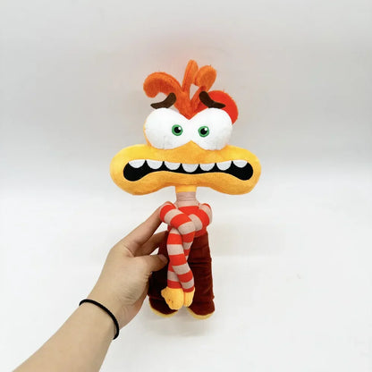Inside Out 2 Plush Toy - Orange Fury Long Arm Anxiety Doll Gift
