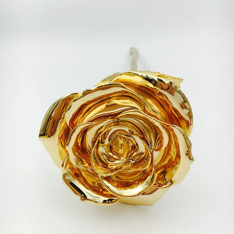 24K Gold Plated Preserved Rose Gift for Wedding & Birthday