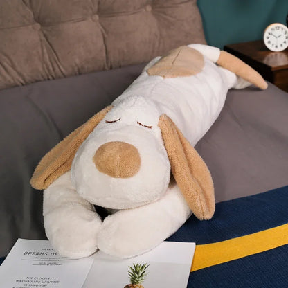 Giant Soft Dog Plush Long Body Pillow