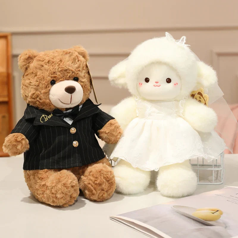Wedding Sheep Plush Couple Soft Stuffed Toys Gift