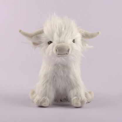 Realistic Highland Cow Plush Lifelike Detail