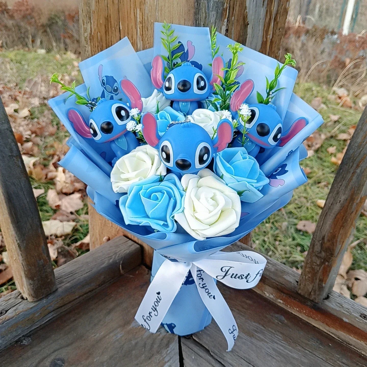 Plush Cartoon Bouquet Soft Doll for Gifts
