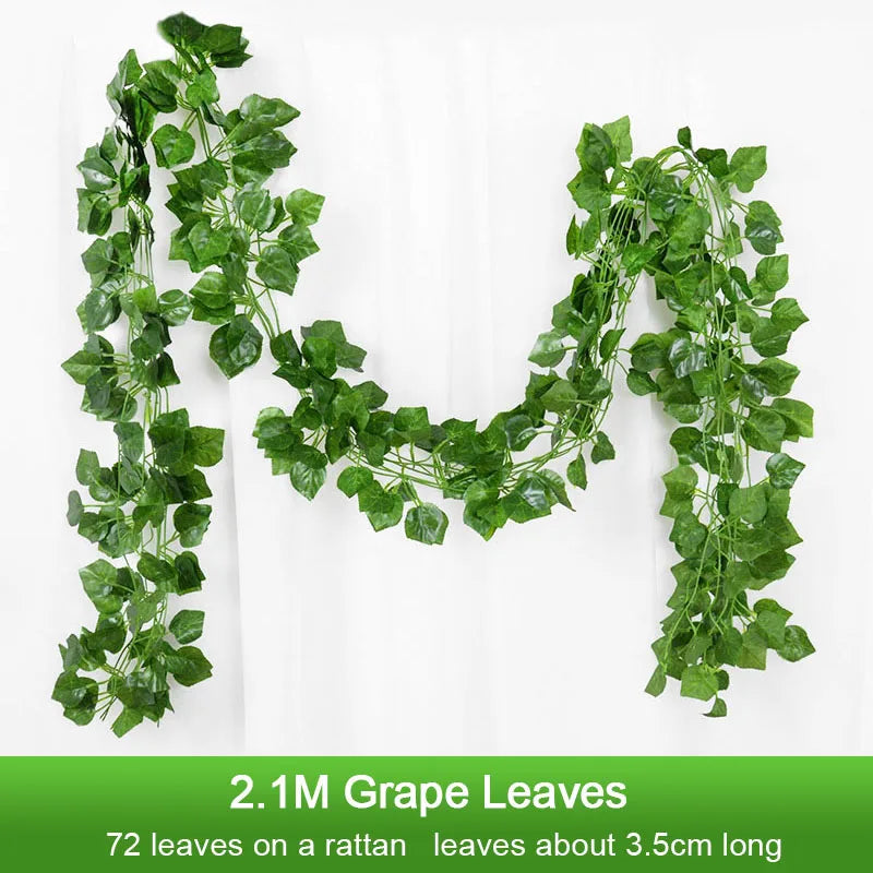 Artificial Plant Green Ivy Leaf Garland