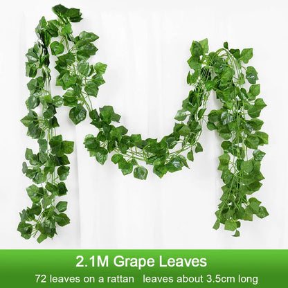Artificial Plant Green Ivy Leaf Garland