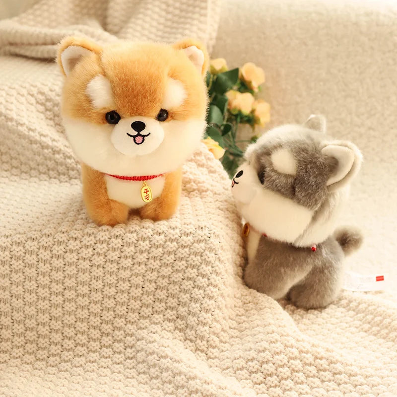 Lifelike Puppy Plush Doll