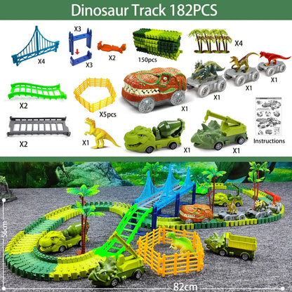 Electric Magic Climbing Dinosaur Track Toy