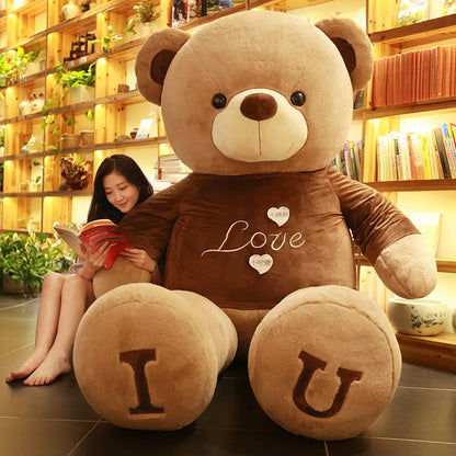 Giant Pink Teddy Bear Plush Pillow
